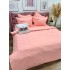 Lenjerie pat dublu, Finet Soft Touch cu Broderie, 6 piese, Roz [8]