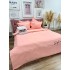 Lenjerie pat dublu, Finet Soft Touch cu Broderie, 6 piese, Roz [10]