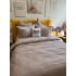 Lenjerie pat dublu, Finet Soft Touch cu Broderie, 6 piese, Bej [5]