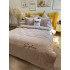 Lenjerie pat dublu, Finet Soft Touch cu Broderie, 6 piese, Bej [11]