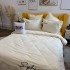 Lenjerie pat dublu, Finet Soft Touch cu Broderie, 6 piese, Crem [7]