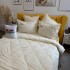 Lenjerie pat dublu, Finet Soft Touch cu Broderie, 6 piese, Crem [13]