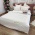 Lenjerie pat dublu, Finet Soft Touch cu Broderie, 6 piese, Alb [3]