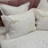 Lenjerie pat dublu, Finet Soft Touch cu Broderie, 6 piese, Alb [6]