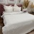Lenjerie pat dublu, Finet Soft Touch cu Broderie, 6 piese, Alb [12]