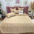 Lenjerie de pat dublu Luxury, tip Matase, 6 piese, bej [2]