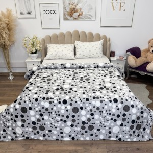 Patura pufoasa cocolino 200x230cm, 240g/mp, Gri, Buline