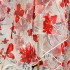 Set 2 Draperii Jacquard, Royal, 150cm latime x 270cm înălțime, Negru cu Gri + Perdea 400cm latime x 270cm inaltime, din Matase Imprimata, Red Flowers [6]