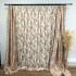 Perdea Autumn Flowers din matase imprimata, Ivoire, 400cm latime x 270cm inaltime cu rejansa pt sina [7]