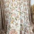 Perdea Autumn Flowers din matase imprimata, Ivoire, 400cm latime x 270cm inaltime cu rejansa pt sina [3]
