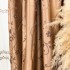 Set 2 bucati de Draperie Jacquard, Crengute cu Flori, 150cm latime x 270cm înălțime, cu rejansa pt sina, Maro deschis [2]