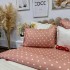 Lenjerie pat dublu,  FINET, 6 piese, Jojo Home, Roz, ursuleti, capsuni [5]