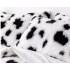 Lenjerie pat dublu, Super Pufoasa COCOLINO Fluffy, 6 piese, alb, negru, animal print [8]