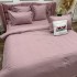Lenjerie pat dublu cu Elastic, Damasc cu Patratele, 6 piese, Roz pudra [4]