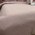 Lenjerie pat dublu cu Elastic, Damasc cu Patratele, 6 piese, Roz pudra [16]