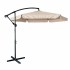 Umbrela de gradina premium cu brat lateral 290 cm, pliabila, bej [6]