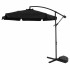 Umbrela de gradina premium cu brat lateral 290 cm, pliabila, neagra [9]