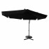 Umbrela de gradina premium cu brat lateral 290 cm, pliabila, neagra [10]