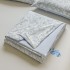 Pilota de Vara Racoritoare Ice Touch, 200x230cm + 2 fete de perna 50x70cm - Ultra Usoara, Efect Instant de Racorire si Confort Maxim, Bleu, Floricele [5]