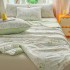 Pilota de Vara Racoritoare Ice Touch, 200x230cm + 2 fete de perna 50x70cm - Ultra Usoara, Efect Instant de Racorire si Confort Maxim, Vernil, Floricele [3]