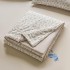 Pilota de Vara Racoritoare Ice Touch, 200x230cm + 2 fete de perna 50x70cm - Ultra Usoara, Efect Instant de Racorire si Confort Maxim, Bej, Animalute [5]