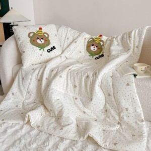 PiloPerna 2 în 1 – Pilotă Transformabilă în Pernă pentru Copii, 100x145cm, 100% Bumbac, Cute Bear PiloPerna 2 în 1 – Pilotă Transformabilă în Pernă pentru Copii, 100x145cm, 100% Bumbac, Cute Bear