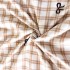 Lenjerie pat dublu, FINET DeLuxe, 6 piese, cu ELASTIC, Jojo Home, Cutie Eleganta, Bej, Carouri [5]