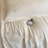 Lenjerie de Pat Premium Satin Deluxe cu Broderie Eleganta, Bumbac 100%, 4 Piese - Finete, Luciu Discret si Confort Superior, Ivoire Roses [3]