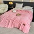 Patura Premium pt pat Dublu, Tip Casmir, 200x230cm - Roz [2]