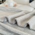 Patura Premium pt pat Dublu, Tip Casmir, 200x230cm - Gri inchis [3]