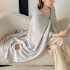 Patura Premium Tip Casmir cu Capsa 100x140 cm - Gri deschis [4]
