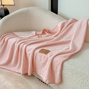 Patura Premium Tip Casmir cu Capsa 100x140 cm - Somon