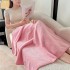 Patura Premium Tip Casmir cu Capsa 100x140 cm - Roz [4]