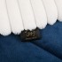 Lenjerie de pat cu Pilota Inclusa, Cearceaf cu Elastic, 6 Piese, Blană de Iepure Artificială si Catifea, Alb cu Bleumarin [10]