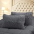  Pilota Cocolino Fluffy, 200x230cm si 2 fete de perna 50x70cm, Antracit [4]