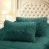  Pilota Cocolino Fluffy, 200x230cm si 2 fete de perna 50x70cm, Verde [4]
