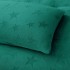 Set Pilota CoCoLiNo, 200x230 cm, cu Stelute Embosate, Puf Siliconic si 2 fete de perna 50x70 cm, Verde [5]