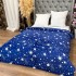 Pătură Super Soft Cocolino, 200x230 cm – Răsfăț absolut în zilele reci, Albastru închis, ploaie de stele [2]