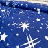 Pătură Super Soft Cocolino, 200x230 cm – Răsfăț absolut în zilele reci, Albastru închis, ploaie de stele [4]