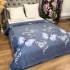 Patura Pufoasa CoCoLiNo (Fleece), 200x230cm, 240gr/m, Bleumarin, Fluturi - Răsfățul Perfect pentru Serile Racoroase [3]