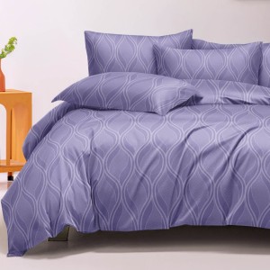 Lenjerie pat dublu, Finet model elegant, 6 piese, Violet Lenjerie pat dublu, Finet model elegant, 6 piese, Violet