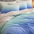 Lenjerie pat dublu, Finet, 6 piese, Albastru, degrade [3]