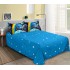 Lenjerie pat dublu, Finet, 6 piese, Albastru, galaxii [2]