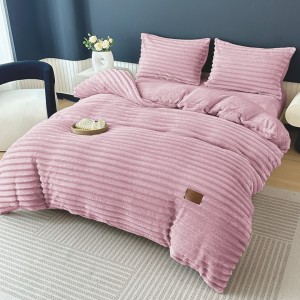 Lenjerie Deluxe, 4 Piese, Blăniță Shorthair și CoCoLiNo, cu Elastic Perimetral, Lila