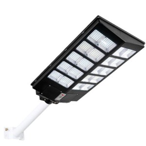 Lampa Solara Stradala 1000W – LED 80 000 lm, Senzor Miscare, Senzor Lumina IP66, Telecomanda & Suport Prindere