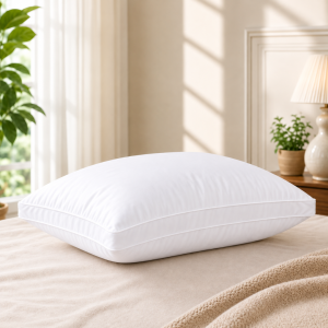 Perna Hotel Luxury dreptunghiulara 45x65cm cu 600gr puf siliconizat, alb