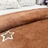 Pătură Super Soft Cocolino, 200x230 cm – Răsfăț absolut în zilele reci, Maro, stelute [3]