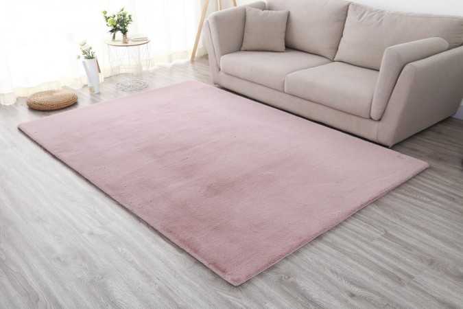 Covor Heinner Shaggy soft blanita Roz Pudra 200x300 cm