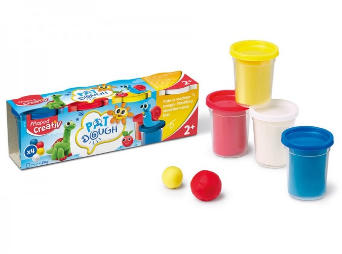 Set de 4 bucati de plastilina culorata