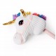 Cap de unicorn Hobby Horse pe băț de pluș 78 cm